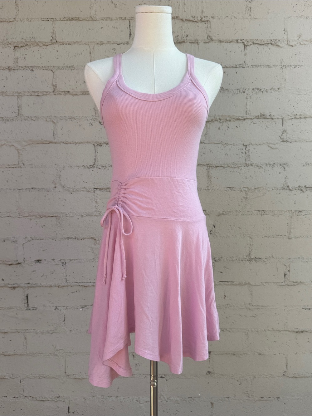 Anthropologie Daily Practice Half Pipe Mini Dress Pink Size S - Picture 4 of 10